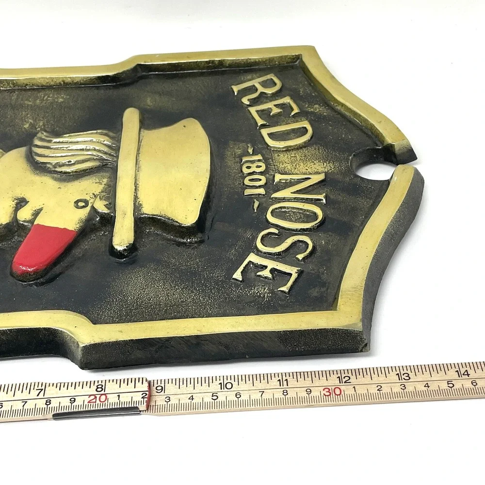 Vintage 60s Bar Metal Sign 